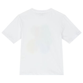 Girls White Logo T-Shirt