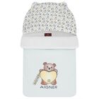 مدس اولاد بطبعه تيدى بير باللون الازرق والابيض , 1, hi-res