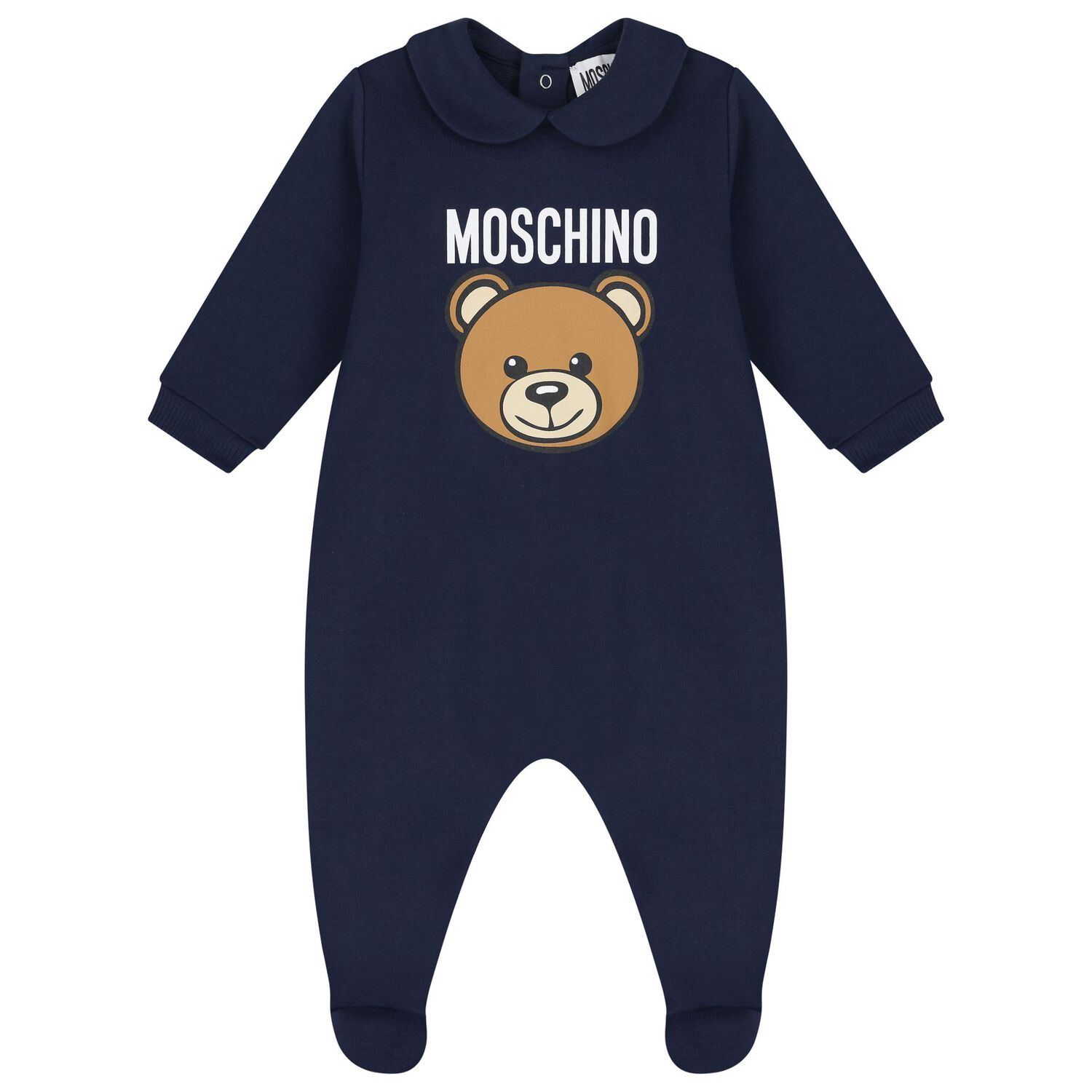 Navy Blue Teddy Bear Logo Babygrow Gift Set, 3, hi-res