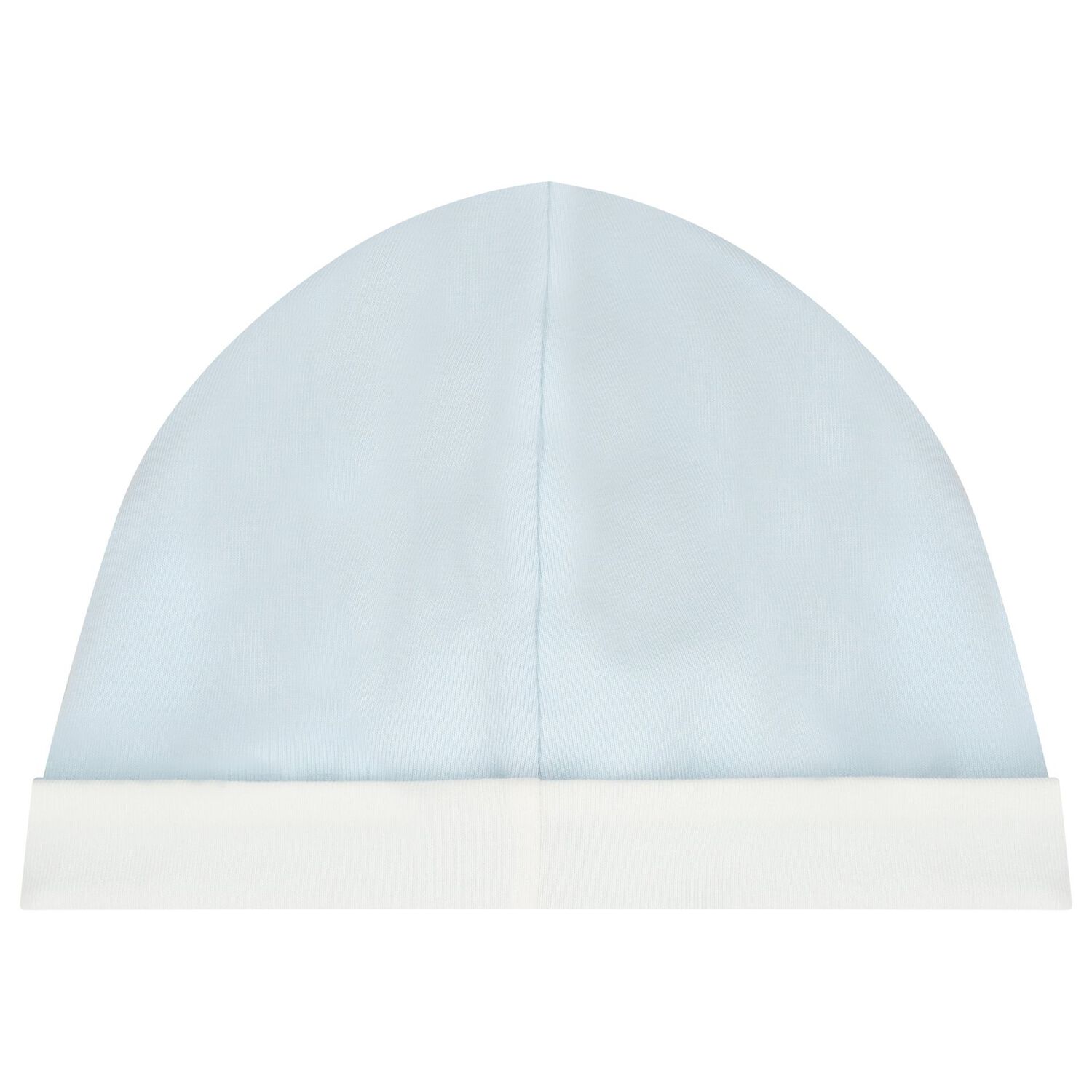 طقم هدايا ملابس أطفال بالشعار باللون العاجي والازرق للأولاد, 3, hi-res