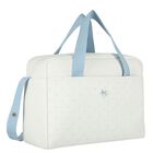 Ivory & Blue Stars Baby Changing Bag, 3, hi-res