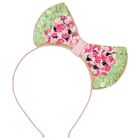 Girls Pink Embellished Sequin Headband, 1, hi-res