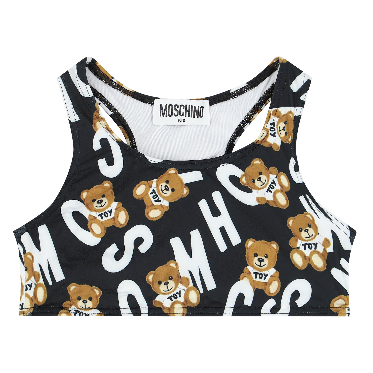 بيكينى بشعار تيدى باللون الاسود, 1, hi-res image number null