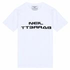 Boys White Logo Printed T-Shirt, 1, hi-res