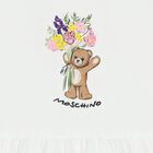 فستان بنات بطبعه زهور و تيدى بير باللون الابيض , 1, hi-res