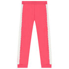 Girls Pink Logo Jogger, 1, hi-res