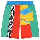 Boys Multi-Colored Logo Shorts, 1, hi-res