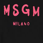 فستان بنات بالشعار باللون الاسود, 1, hi-res