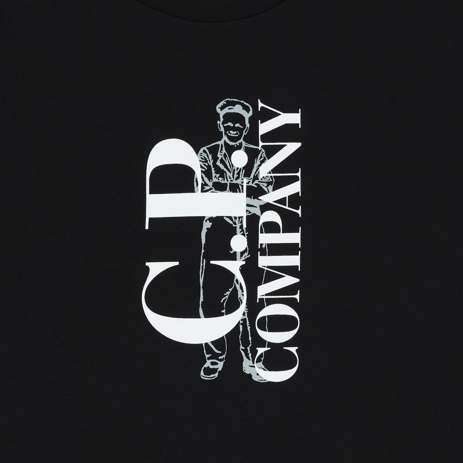 Boys Black Logo T-Shirt, 4, hi-res
