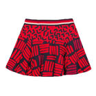 Girls Red & Navy Printed  Skirt, 1, hi-res