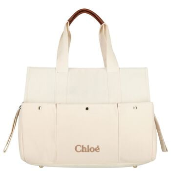 Ivory Logo Baby Changing Bag