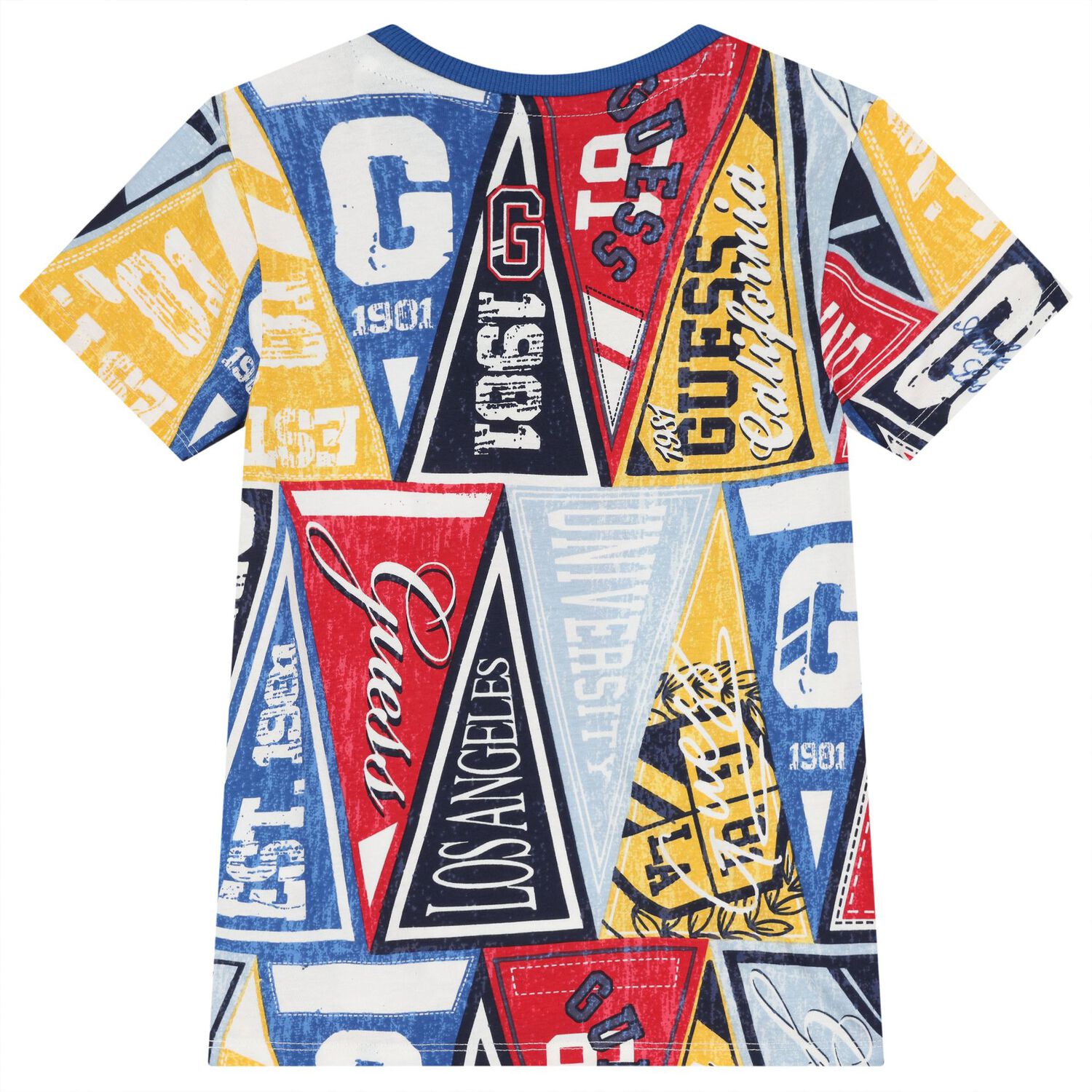 Boys Multi-Coloured Logo T-Shirt, 3, hi-res