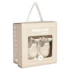 أحذية أطفال أولاد عاجية اللون لمرحلة ما قبل المشي, 1, hi-res