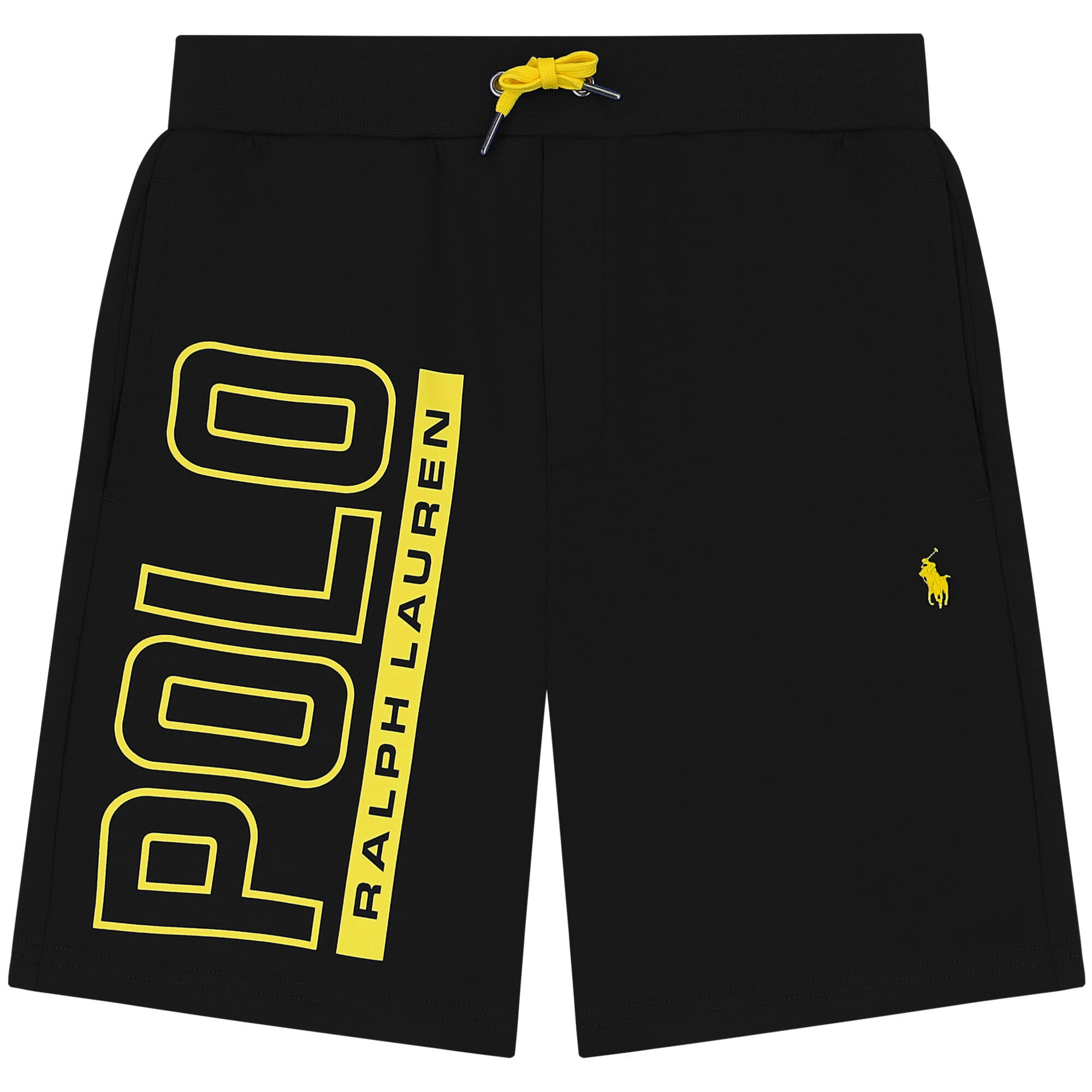 Ralph Lauren Boys Black Logo Shorts Junior Couture QA