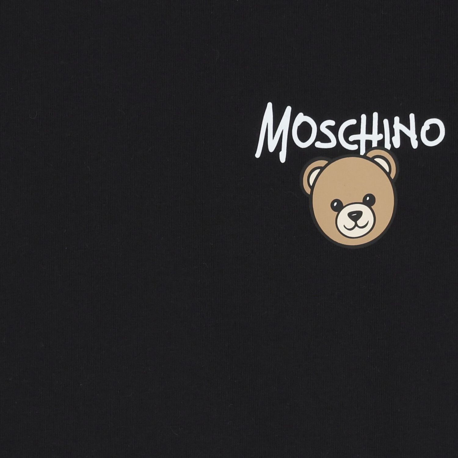 Black Teddy Bear Logo T-Shirt, 4, hi-res