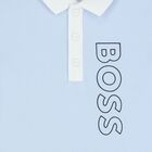 Baby Boys Navy Blue & Blue Logo Shorts Set, 2, hi-res