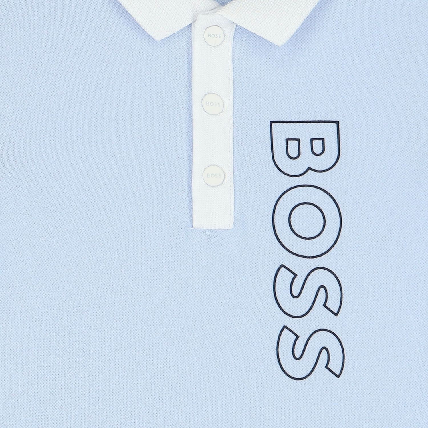 Baby Boys Navy Blue & Blue Logo Shorts Set, 2, hi-res image number null