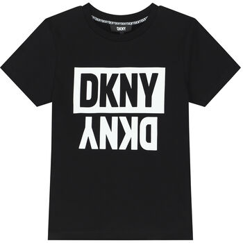 Boys Black Logo T-Shirt