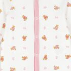 Baby Girls White & Pink Polo Bear Babygrow Gift Set, 1, hi-res
