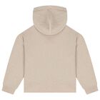 بنطلون بنات منسوج باللون البيج, 1, hi-res