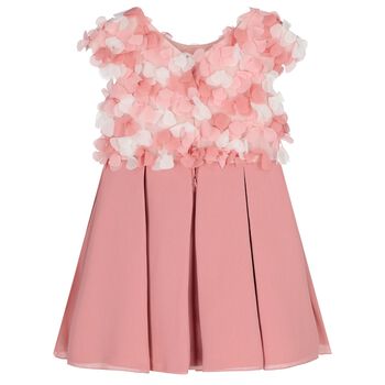 Girls Pink Flower Dress