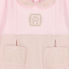 Baby Girls Pink & Gold Logo Babygrow Gift Set, 1, hi-res