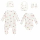 Baby Girls Ivory Floral Gift Set, 1, hi-res