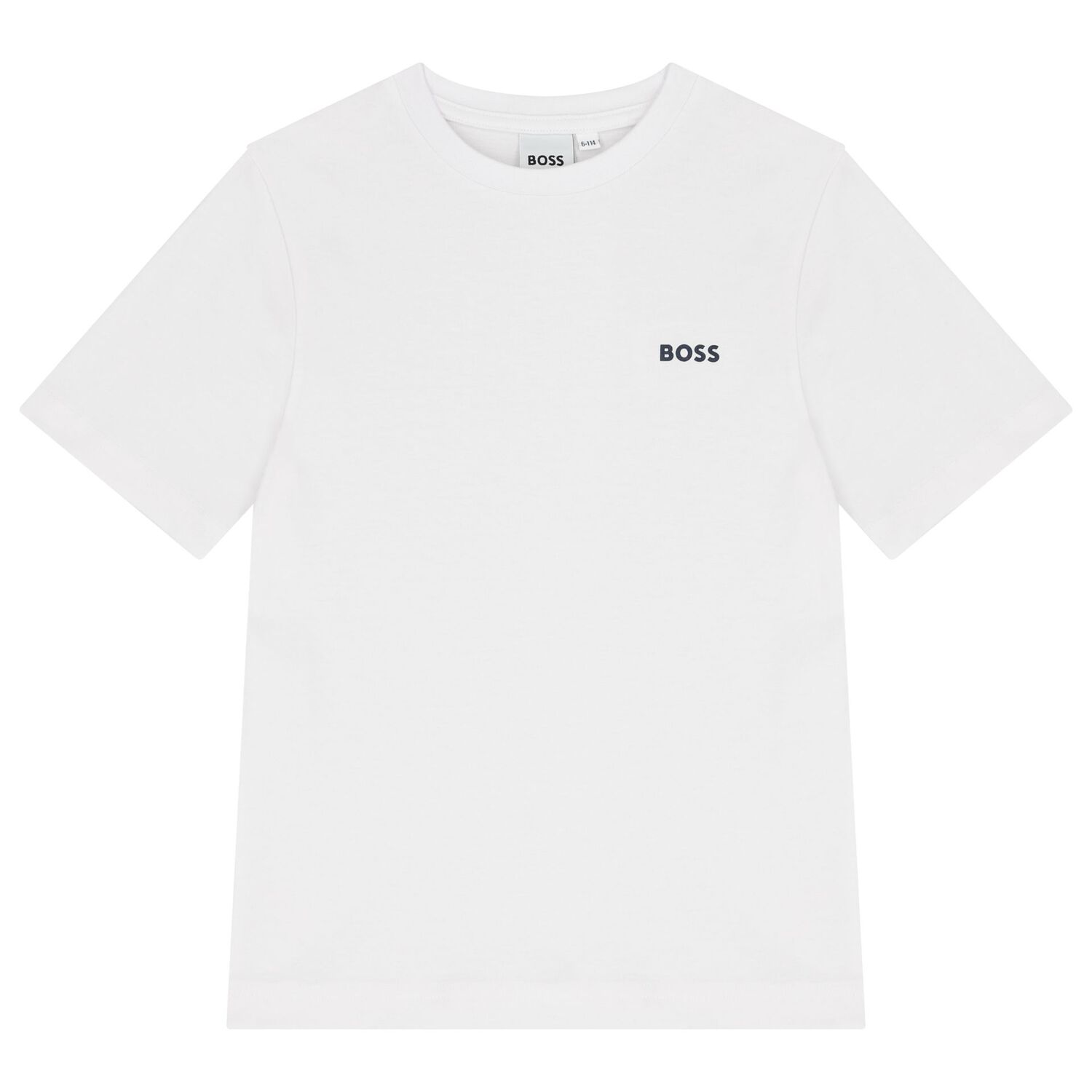 Boys White Logo T-Shirts (2 Pack), 1, hi-res