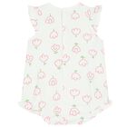 Baby Girls Pink & White Rompers ( 3-Pack ), 1, hi-res