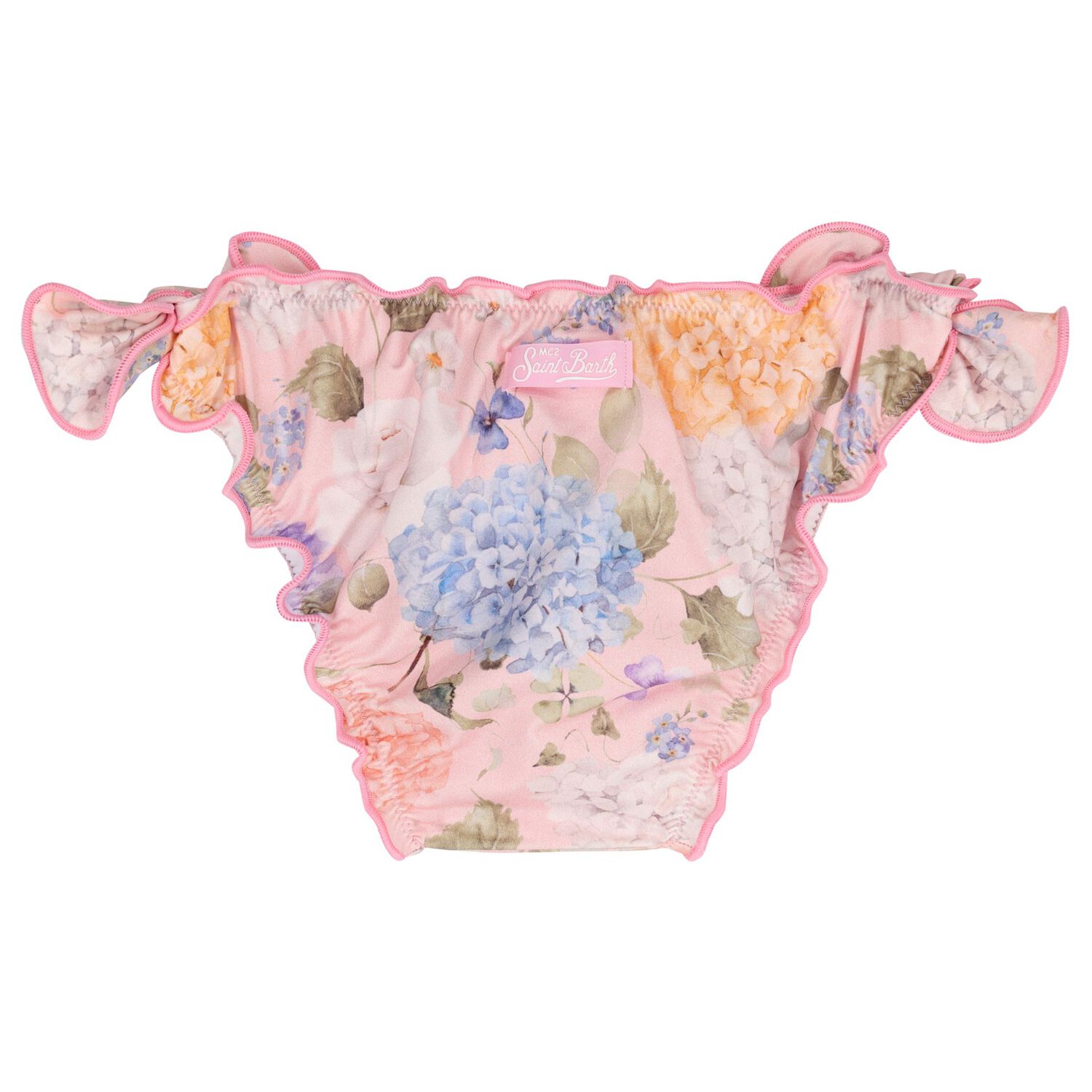 Girls Pink Floral Bikini, 1, hi-res