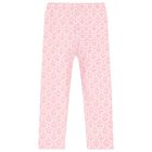 Girls Pink Heart Leggings Set, 1, hi-res