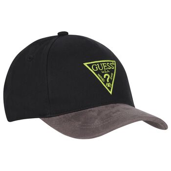 Boys Black Logo Cap