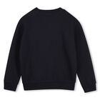 Navy Blue Tiger Logo Sweatshirt, 1, hi-res