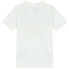 تيشيرت بالشعار باللون الأبيض, 1, hi-res