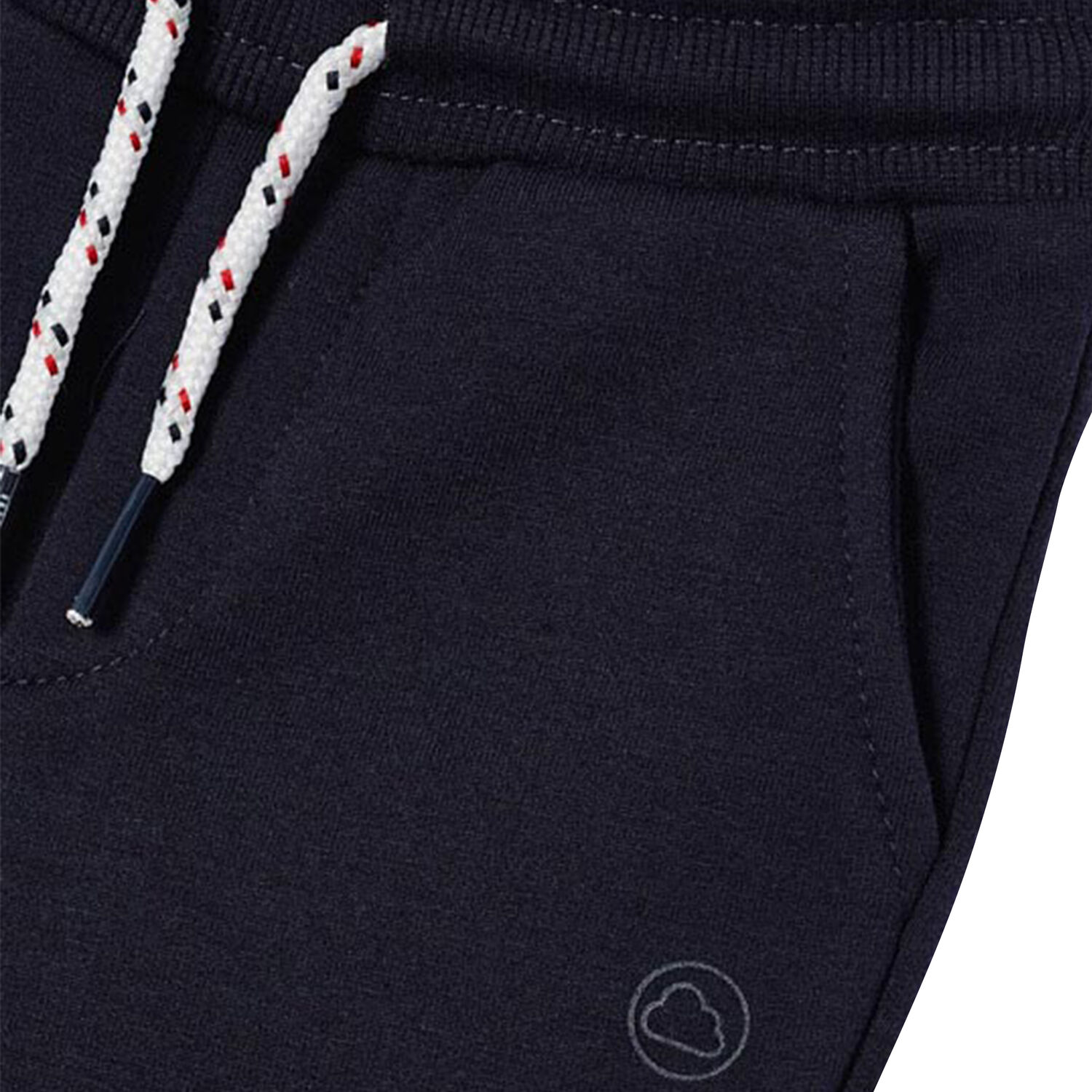 بنطلون رياضي بالشعار باللون الكحلي للأولاد , 1, hi-res