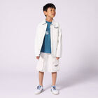 Boys Blue Logo T-Shirt, 1, hi-res