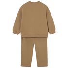 Younger Beige Teddy Bear Tracksuit, 2, hi-res