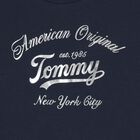 Girls Navy Blue Logo T-Shirt, 1, hi-res