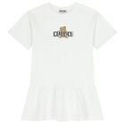 فستان بنات بالشعار تيدى بير باللون الابيض , 1, hi-res