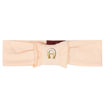 Baby Girls Pink Logo Headband