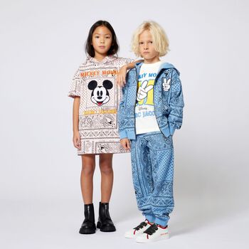 بنطال رياضي ميكي ماوس مع باندانا باللون الأزرق