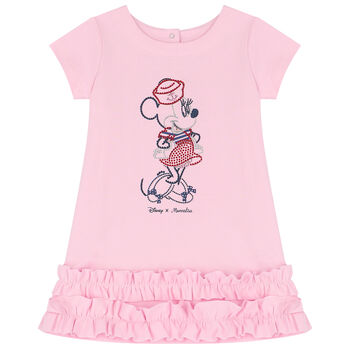 Younger Girls Pink Minnie Mouse Dress