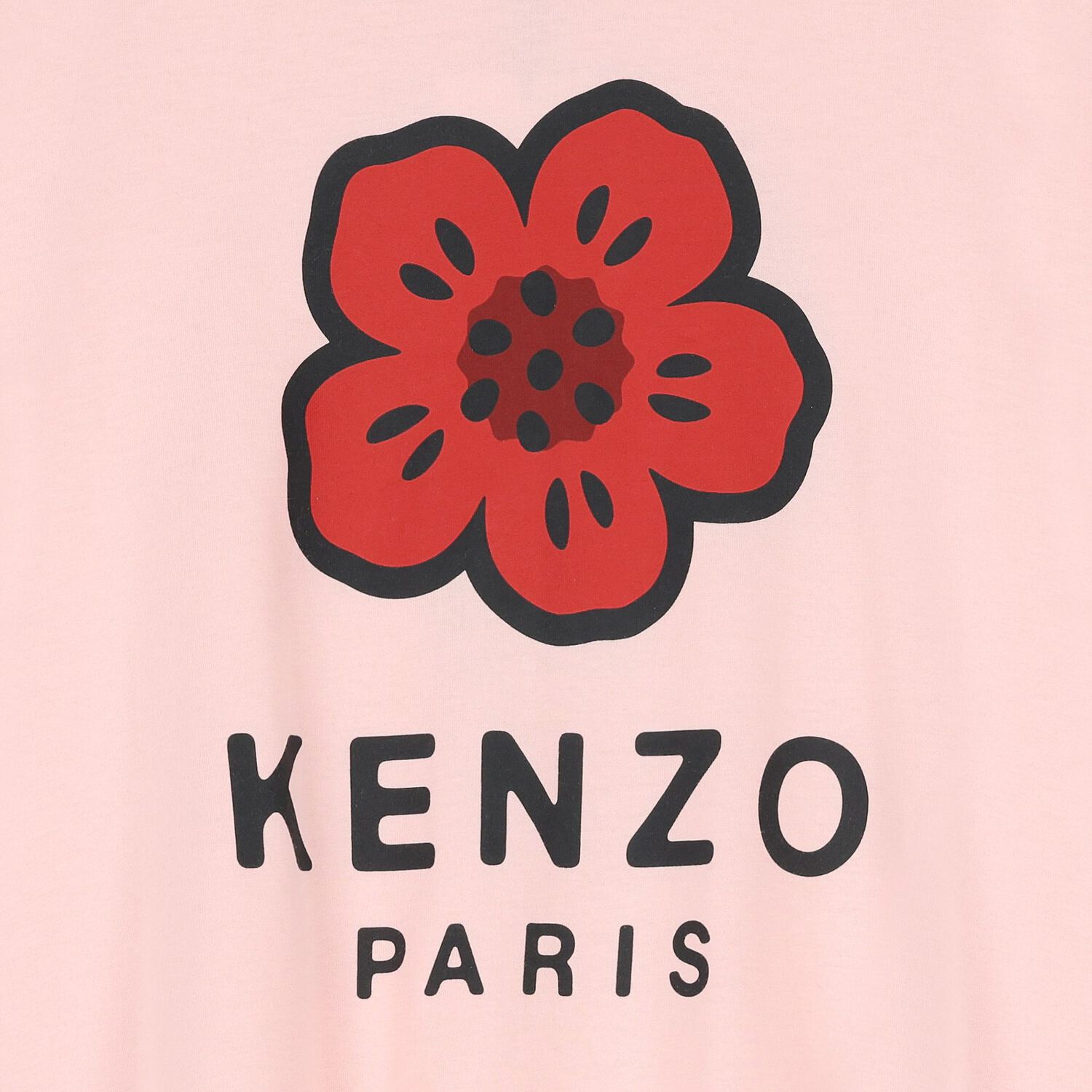 فستان بنات بطبعة وردة البوكي باللون الوردي, 1, hi-res