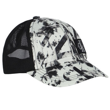 Ivory & Black Logo Cap