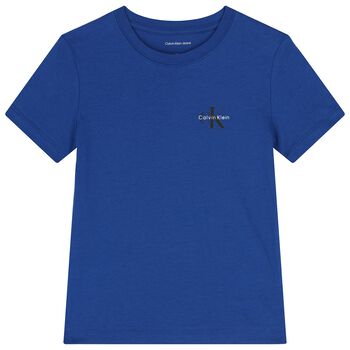 Boys Blue Logo T-Shirt