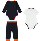 طقم أولاد باللون الأبيض والكحلي, 1, hi-res