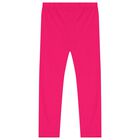 طقم ليجينز بطبعه زهور باللون الابيض والوردى, 1, hi-res