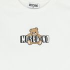 فستان بنات بالشعار تيدى بير باللون الابيض , 1, hi-res