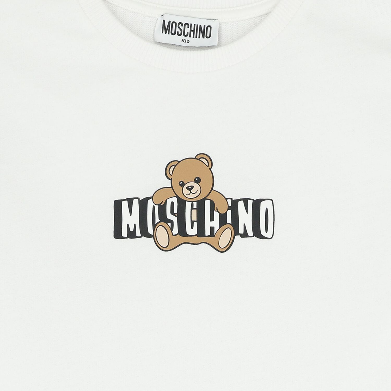 فستان بنات بالشعار تيدى بير باللون الابيض , 1, hi-res