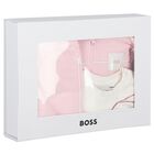 بدله رياضيه بالشعار للبنات باللون الوردى والابيض , 1, hi-res